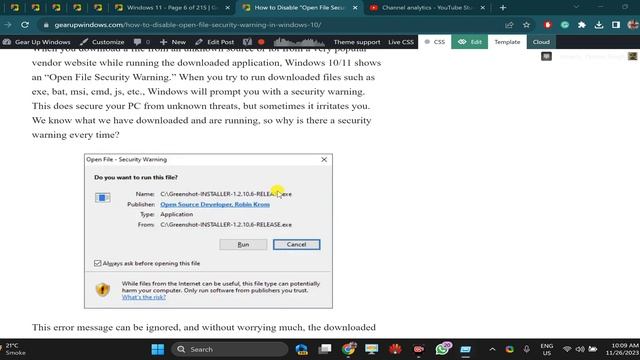 How to Disable “Open File Security Warning” in Windows 11 & 10 | GearUpWindows Tutorial смотреть онлайн