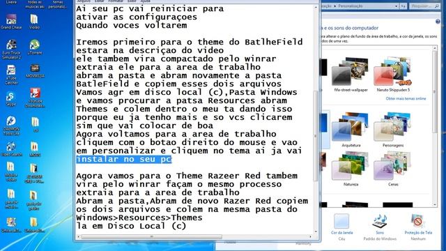 Como instalar tema personalizado no windows 7 смотреть онлайн