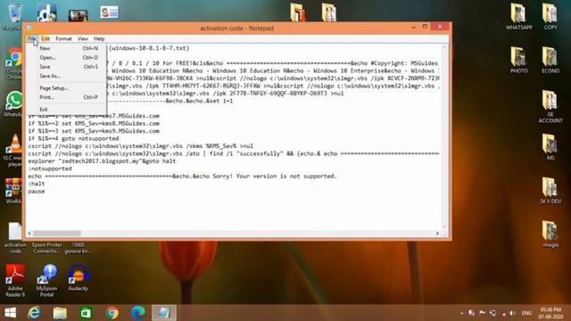 Activate window 7,8,8.1,10 in just 2-3 minutes with easy steps in hindi(.cmd) смотреть онлайн