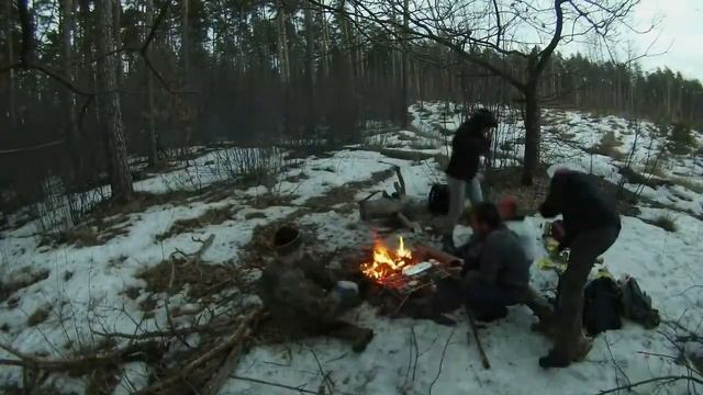 Как мы жгли костер (таймлэпс - это весело) смотреть онлайн