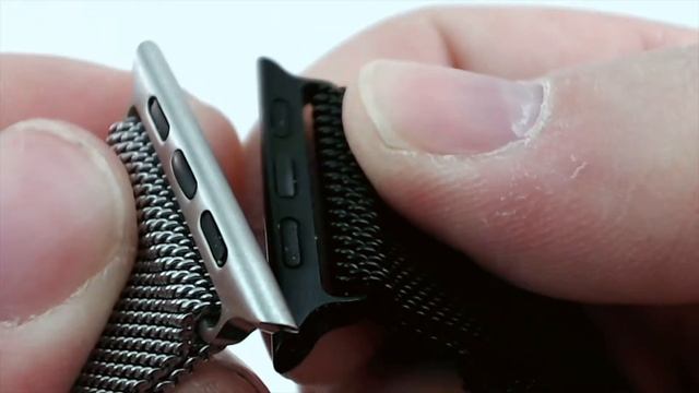 Review 42mm Black Milanese Loop Band Made by OULUOQI for Apple Watch смотреть онлайн