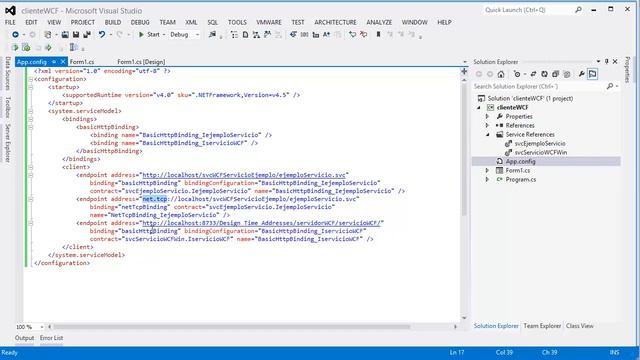 WCF Servicio Alamacenado en Windows Application Tutorial NET Framework C# Capitulo 8.1.4 смотреть онлайн