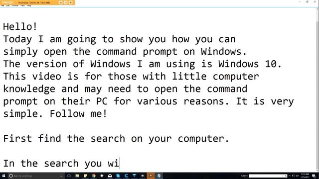 How To Open The Command Prompt On Windows 10 смотреть онлайн
