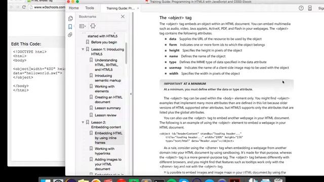 Embedding Plug-In Content: The embed and object tags смотреть онлайн