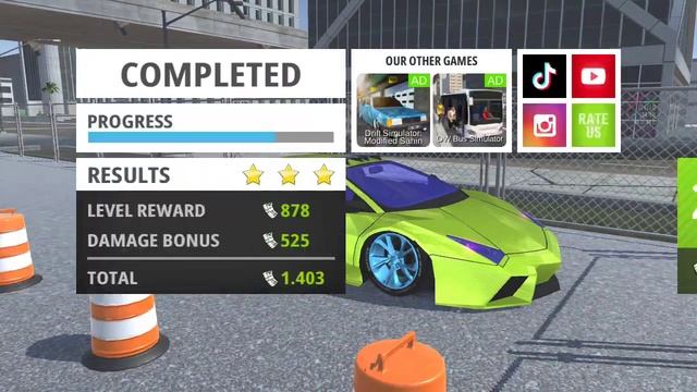 Lamborghini US Car Parking Driving School Simulator - Parking Games 3D - Car Game Android Gameplay смотреть онлайн