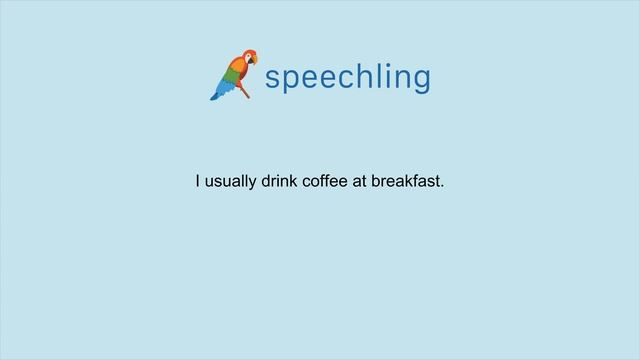 How to say "I usually drink coffee at breakfast." in Portuguese смотреть онлайн