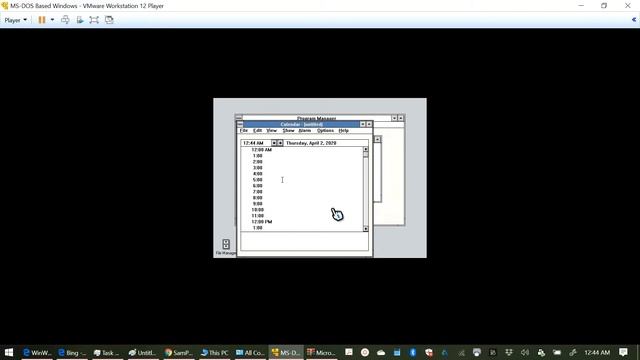 Installing 5 versions of MS DOS Based Windows on VMware Player 12 смотреть онлайн