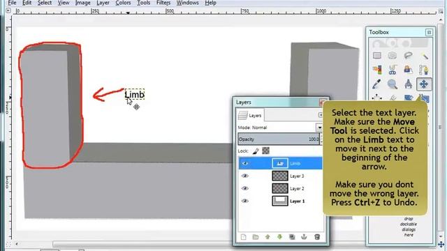 GIMP: Adding text to your image using Text tool смотреть онлайн