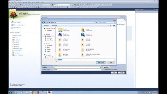 BCC Microprocessors Class- Running AVR Studio смотреть онлайн