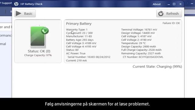Test og kalibrering af batteriet på HP-notebook-pc'er i Windows 8 смотреть онлайн