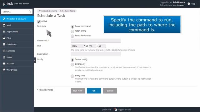 How to Setup Scheduled Tasks in Windows Plesk смотреть онлайн
