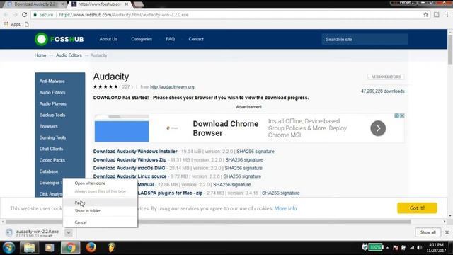 How To Download Audacity Best Audio Editor | Voice Effect Softwear For Window 7/8/10 смотреть онлайн