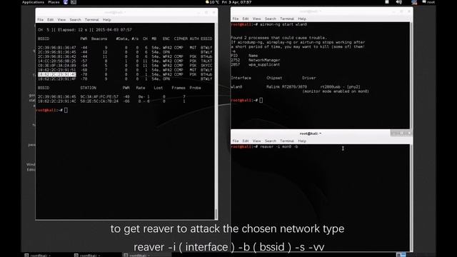 easy tutorial using reaver for WPA/WPA2 cracking - Kali Linux смотреть онлайн