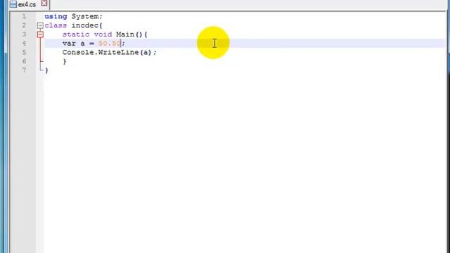 08 of 50 Imlicitly call a data type by variable C Sharp Urdu Hindi смотреть онлайн