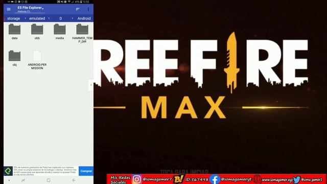 COMO DESCARGAR FREE FIRE MAX APK + OBB En ANDROID OFICIAL 2020 смотреть онлайн