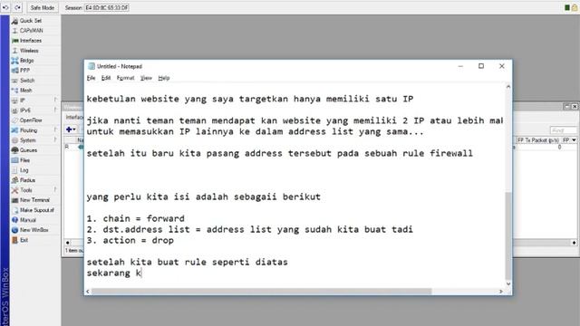 Tutorial - Rahasia Address List pada Mikrotik смотреть онлайн