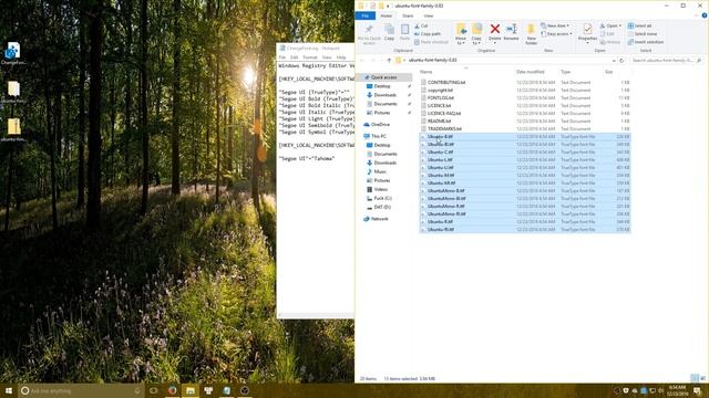 How Install Ubuntu Font to Default - Windows 10 смотреть онлайн