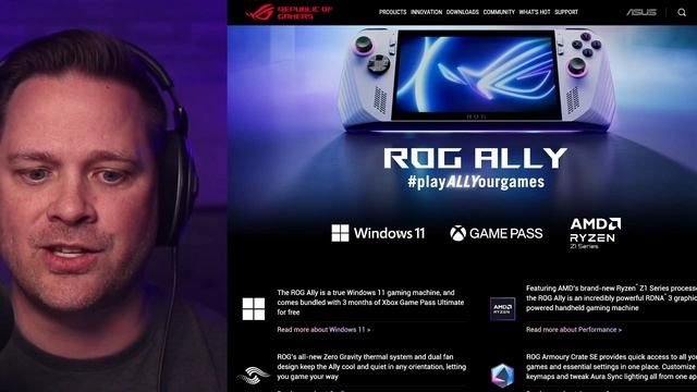 The ASUS ROG Ally Is Game Pass Portable смотреть онлайн