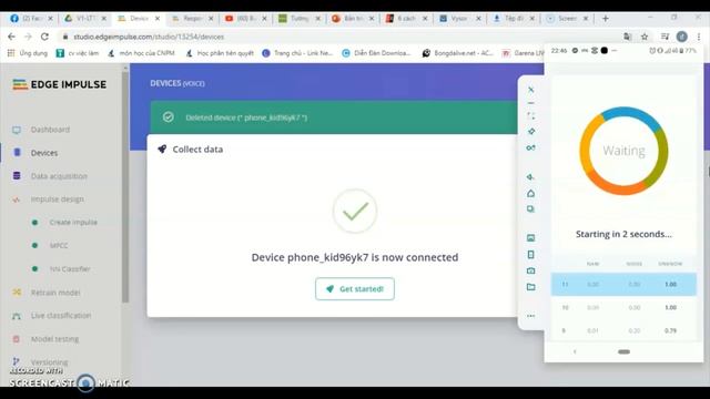 Demo AI_Detect keyword "Nam" (Edge Impulse) смотреть онлайн