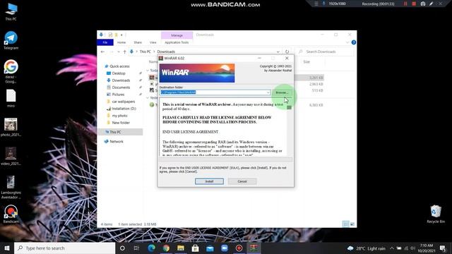 How to Download & Install winRAR on windows 10 / 11 смотреть онлайн