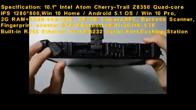 10.1 inch rugged tablet windows10 review from Highton Electronics смотреть онлайн