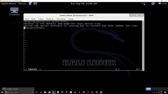 Apache web server Configuration in kali Linux смотреть онлайн
