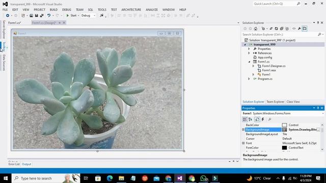 how to make a push button transparent in c# GUI | create a transparent push button in c# GUI смотреть онлайн