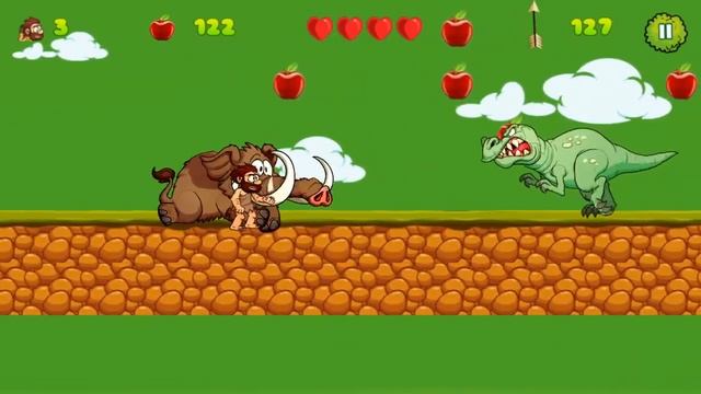 Caveman Adventure - Gameplay Android - Level 2 смотреть онлайн