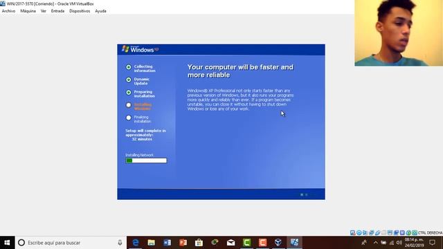 Instalacion de Windows XP en una maquina virtual смотреть онлайн