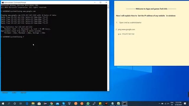 How to Get the IP address of any website in windows смотреть онлайн