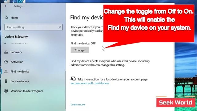How to Turn ON ‘Find My Device’ in Windows 10? смотреть онлайн