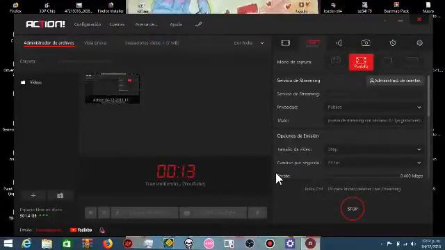 prueba de streaming con windows 8.1 (ya graba bien) смотреть онлайн