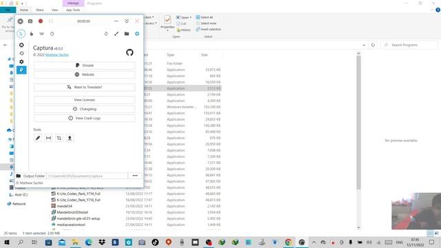 We install Captura Without FFmpeg смотреть онлайн