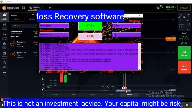 Iq Option Russian Loss Recovery Software/Profitable Auto Trading Method /Real Account Trading proof смотреть онлайн
