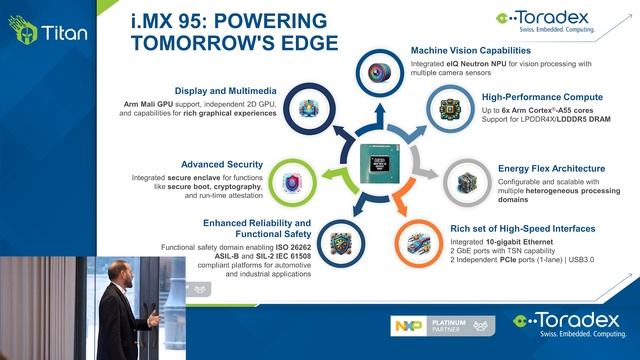 Tech Talk: Toradex's NXP i.MX 95 Verdin EVK Launch | NXP Tech Days, Detroit, 2023 смотреть онлайн