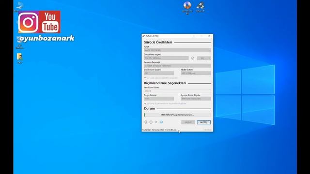 Windows 10 Kurulum USB'si (Flashdiski) Hazırlama (UEFİ Yeni Sistemler İçin) смотреть онлайн