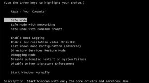 How to start Windows 7 in Safe Mode