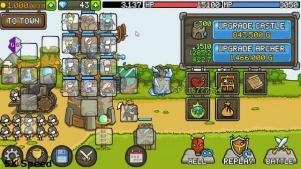 Grow Castle | Speed-Hack | Game Guardian Scripts