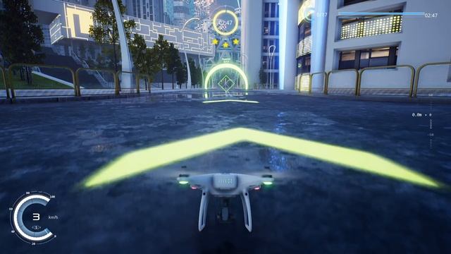DJI Flight Simulator - Time Trial Gameplay смотреть онлайн