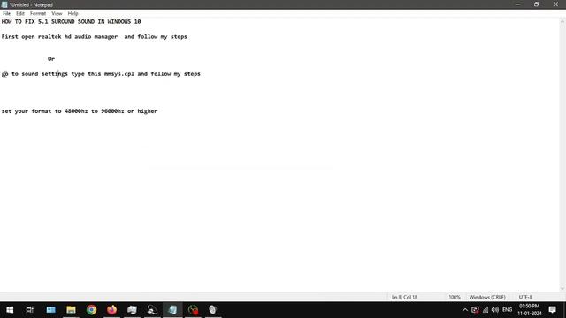HOW TO FIX 5.1 Surround Sound in Windows 10 100% | DOLBY ATMOS FIX | CANT HEAR IN 5.1 DO THIS ! смотреть онлайн