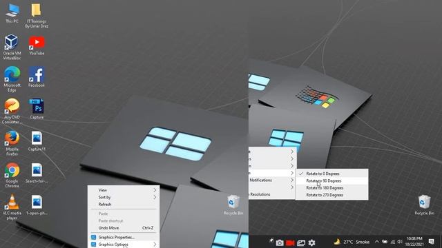 How To Rotate or Flip Windows Screen | ITTrainingsByUmarDraz смотреть онлайн