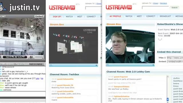 Justin vs. Pirillo vs. Scoble смотреть онлайн