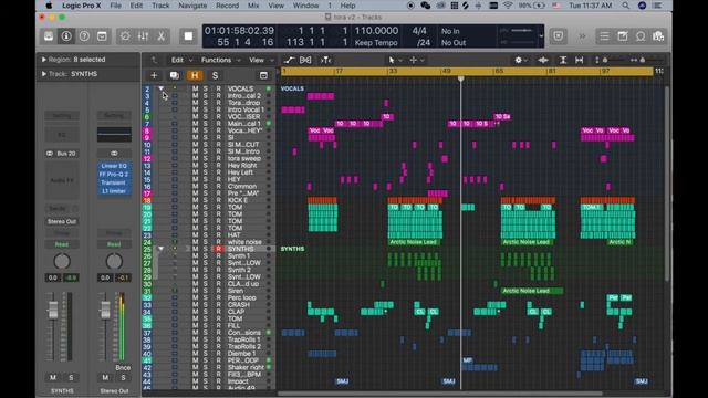 Tora (Moombahton) Logic Pro X TEMPLATE смотреть онлайн
