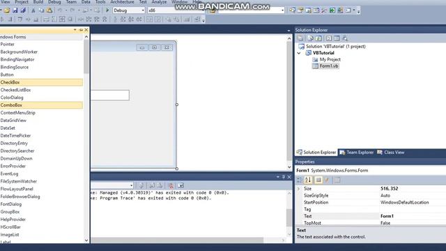 How to use Controls/Tools in Visual Basic. TextBox - Windows Form Application смотреть онлайн