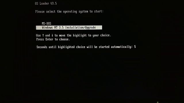 Установка Windows NT3.5 beta (продолжение) Instalowanie systemu Windows NT 3.5 beta (kontynuacja) смотреть онлайн