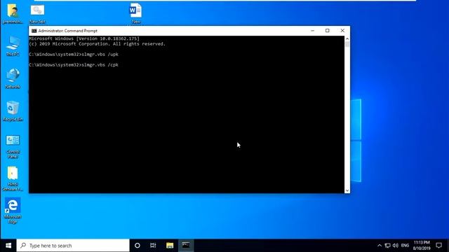 CMDs for uninstallation and installation of windows product Key смотреть онлайн
