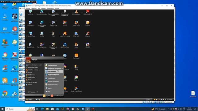 Windows XP Sp3 Integral Edition 2021-12-19 Zone94 en virtual machine parte 1 смотреть онлайн