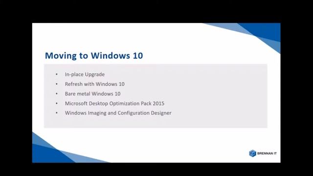 Webinar: Windows 10 - Opportunities and Risks for Midsize Businesses | Brennan IT смотреть онлайн