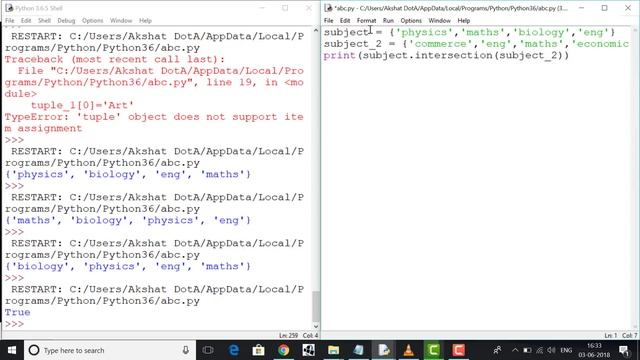 Python Tutorial For Beginners ( Sets ) Part 12 in Hindi смотреть онлайн