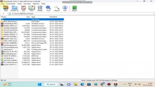 HOW TO OPEN WINRAR IN WINDOWS 11